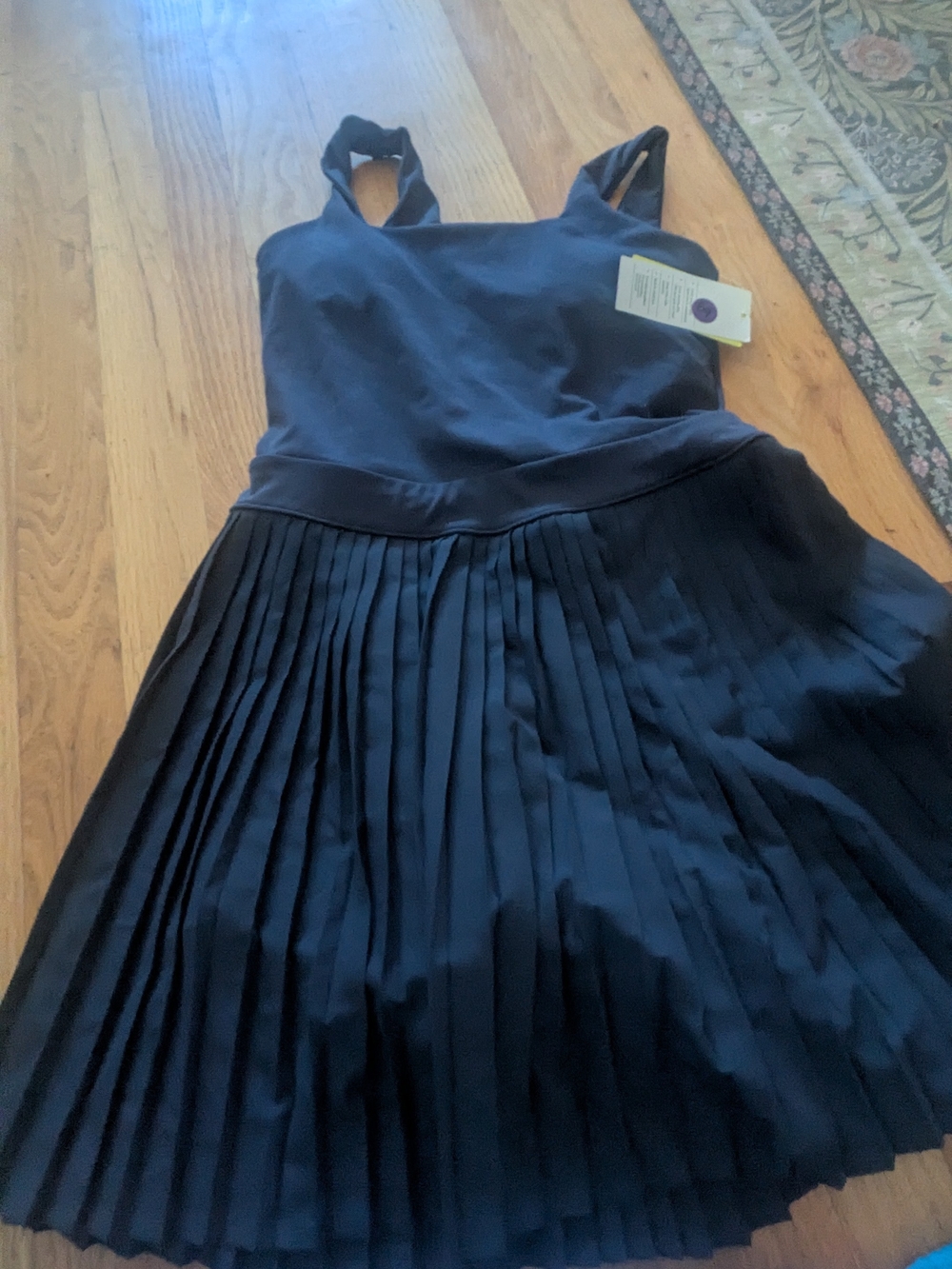 all in motion Navy Pleated ATHLETIC Dress Nwt NEW WOMEN'S XS